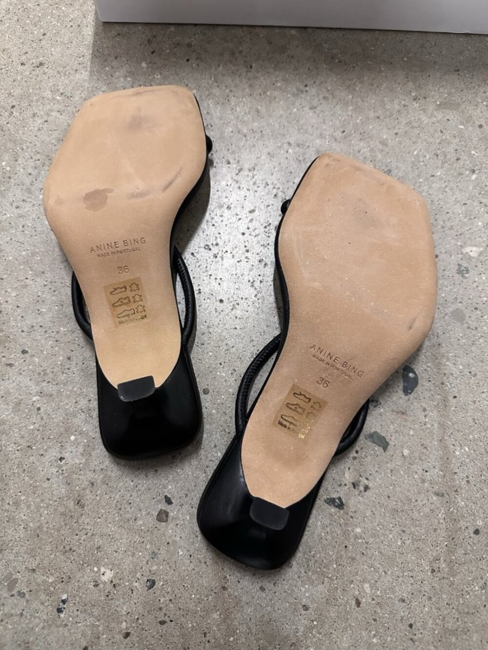 ANINE BING Suri Sandals Black - Picture 5 of 9